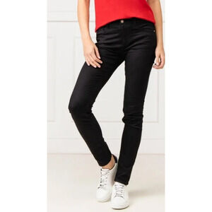 Emporio Armani Women's Skinny Jeans Black Size 30 fits small US 6/8 MSRP $398
